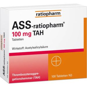 ASS-ratiopharm 100 mg TAH Tabletten