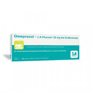 OMEPRAZOL-1A Pharma 20 mg bei Sodbrennen HKM